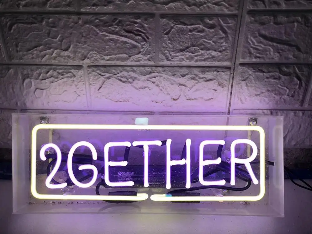 Реклама 2gether неоновый Световой значок рекламная led-панель свет; ; - Мощность в ваттах: 51-60 Вт