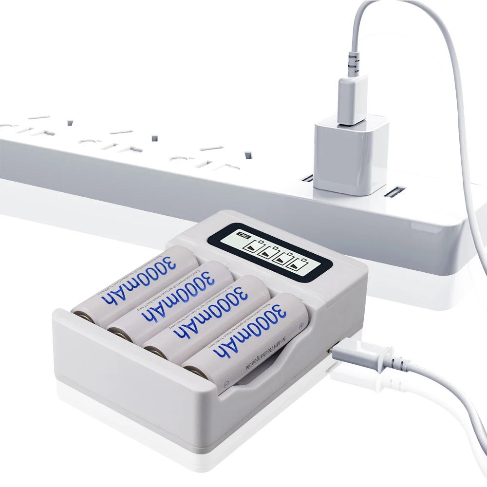 Bateria Nimh Recarregável aa Baterias Pré-carregadas 1.2v 3000mah 2a Ni-mh 216 Pcs - Image 4
