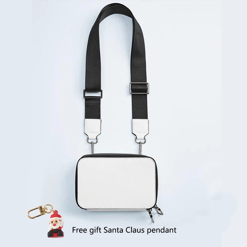 Casual Small Box Designer Bag Women's Shoulder Crossbody Bags 2021 New Fashion Pu Leather Wide Shoulder Strap Sac Messenger Bag