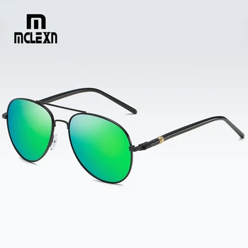 

MCLEXN Men Vintage Polarized Sunglasses 2020 Aluminum Men's Sun glasses Brand Male Coating Mirror Glasses Driving Eyewear