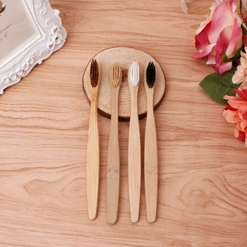 

Environment-friendly Wood Toothbrush Bamboo Toothbrush Soft Fibre Wooden Handle 896D