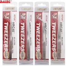 VETUS SP серии ресниц нержавеющая сталь tweezers Пинцет высокой точности антистатические с защитой labe 120 шт./партия