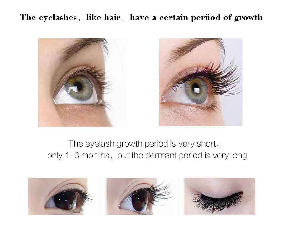 Natural Eyelash Growth Serum Liquid Eyebrows Grow Eyelashes Enhancer Longer Thicker Eye Lash Extension Makeup Cosmetics Eye Care
