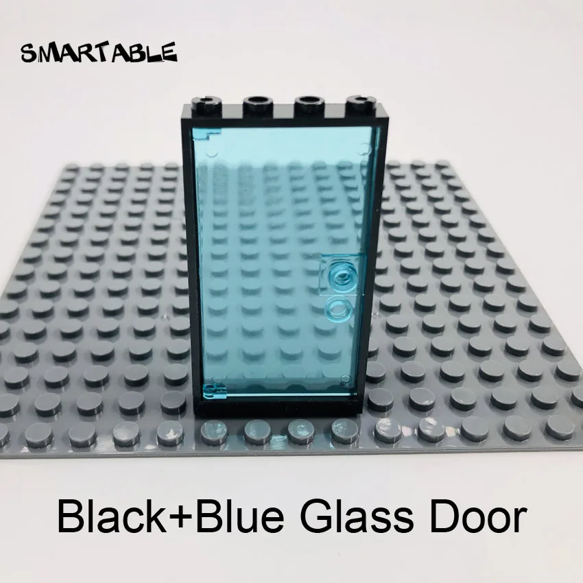 Black+Blue Glass Door 850