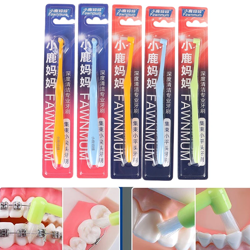 

Floss cleaner Interdental brush soft bristles orthodontics brakes cleaning toothbrush Cusp tooth-floss oral care tools