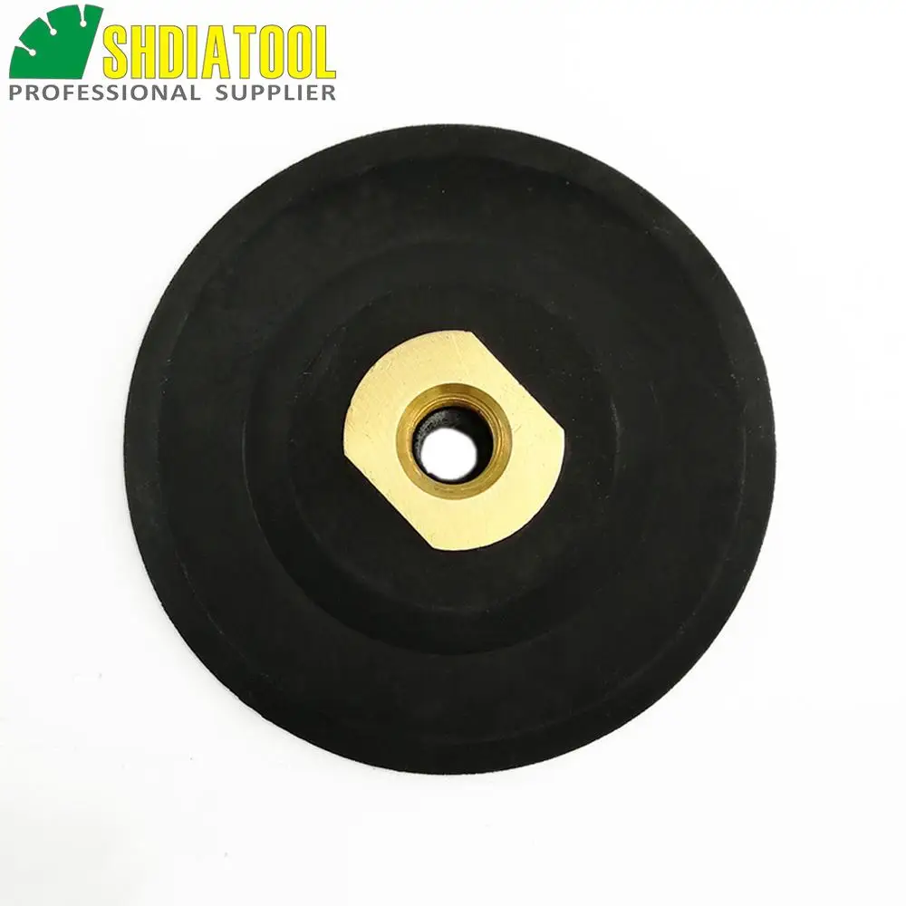 1 pc Back pad for diamond polishing pads with M14 Thread Diameter 3"/4"/5"  Rubber based /Aluminum based backer
