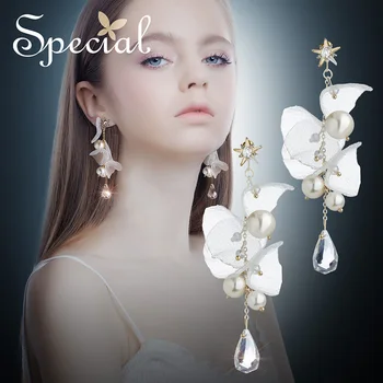 

SPECIAL S925 silver European and American fashion temperament line skin thin cloud earrings no ear hole female earrings misty mi