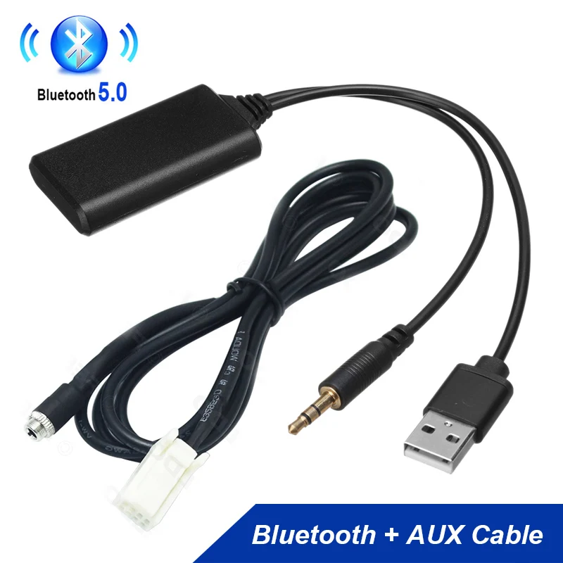 Автомобильный радиоприемник Bluetooth 3 5 мм AUX вход аудио кабель Mp3 Женский адаптер