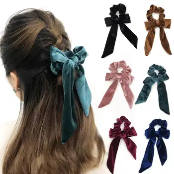 

6pcs Retro Hair Band Fashion Satin Women Girls Hair Band Trendy Hairpin Casual Hair Clip Cute Ribbon Bow Ladies