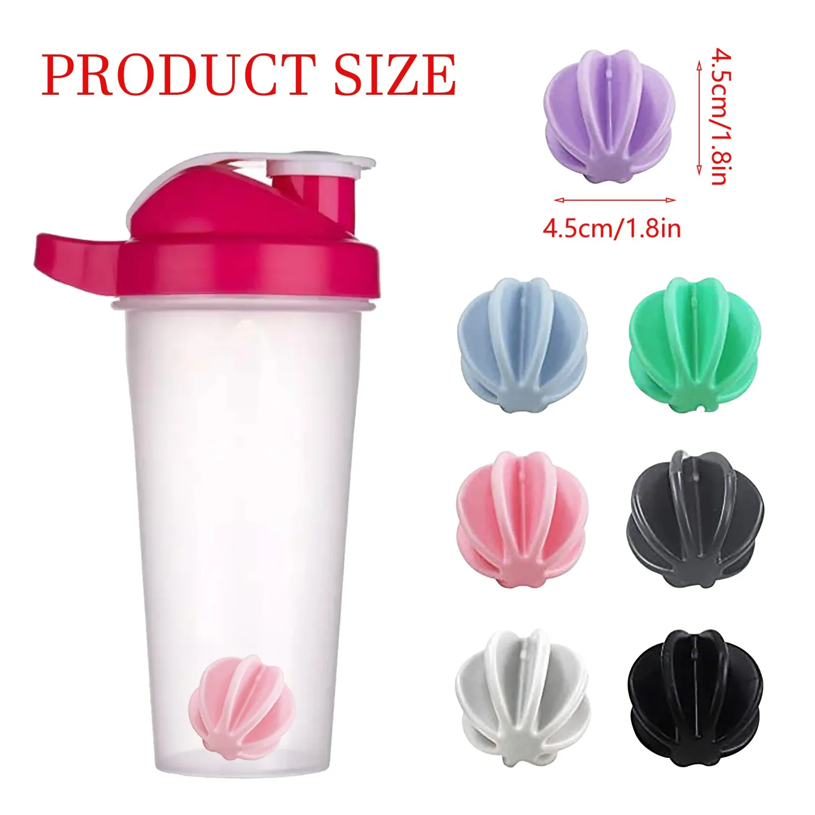 Protein Shaker Balls Plastic Blending Mixing Ball Bottle Mixers Mixing