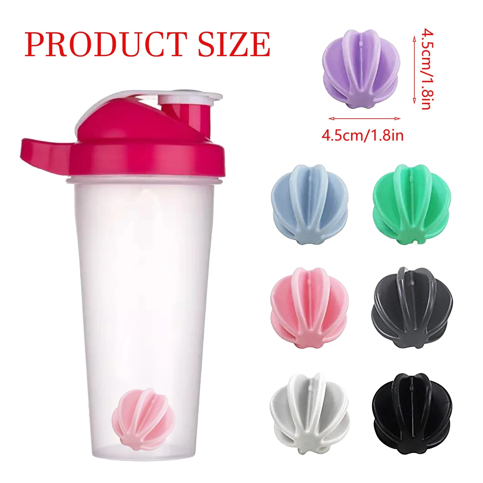 Protein Shaker Balls Plastic Blending Mixing Ball Bottle Mixers Mixing