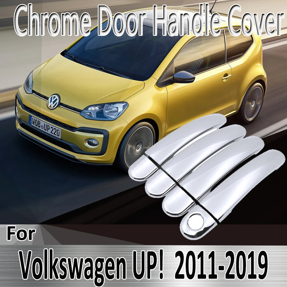 Für Volkswagen VW Up! E-Up! Up 2011 ~ 2019 Chrom Türgriff Abdeckung Auto  Zubehör Aufkleber Trim Set 2012 2013 2014 2017 2018 - AliExpress