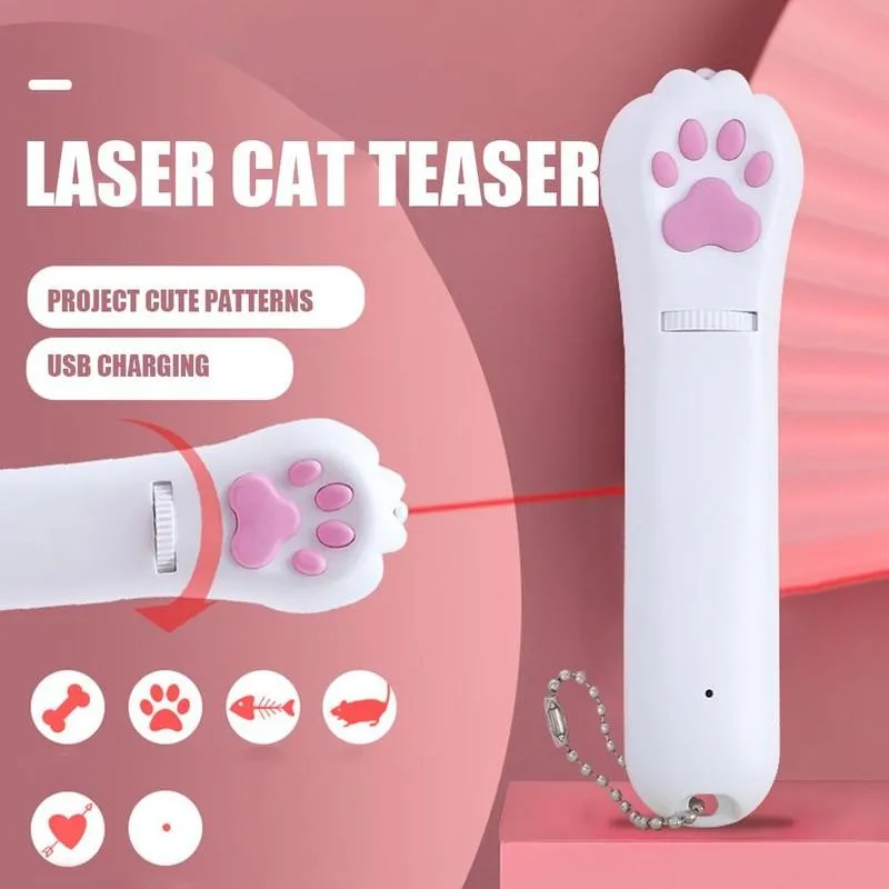 Лазерная интерактивная игрушка для домашних животных 4 вида USB | Дом и сад