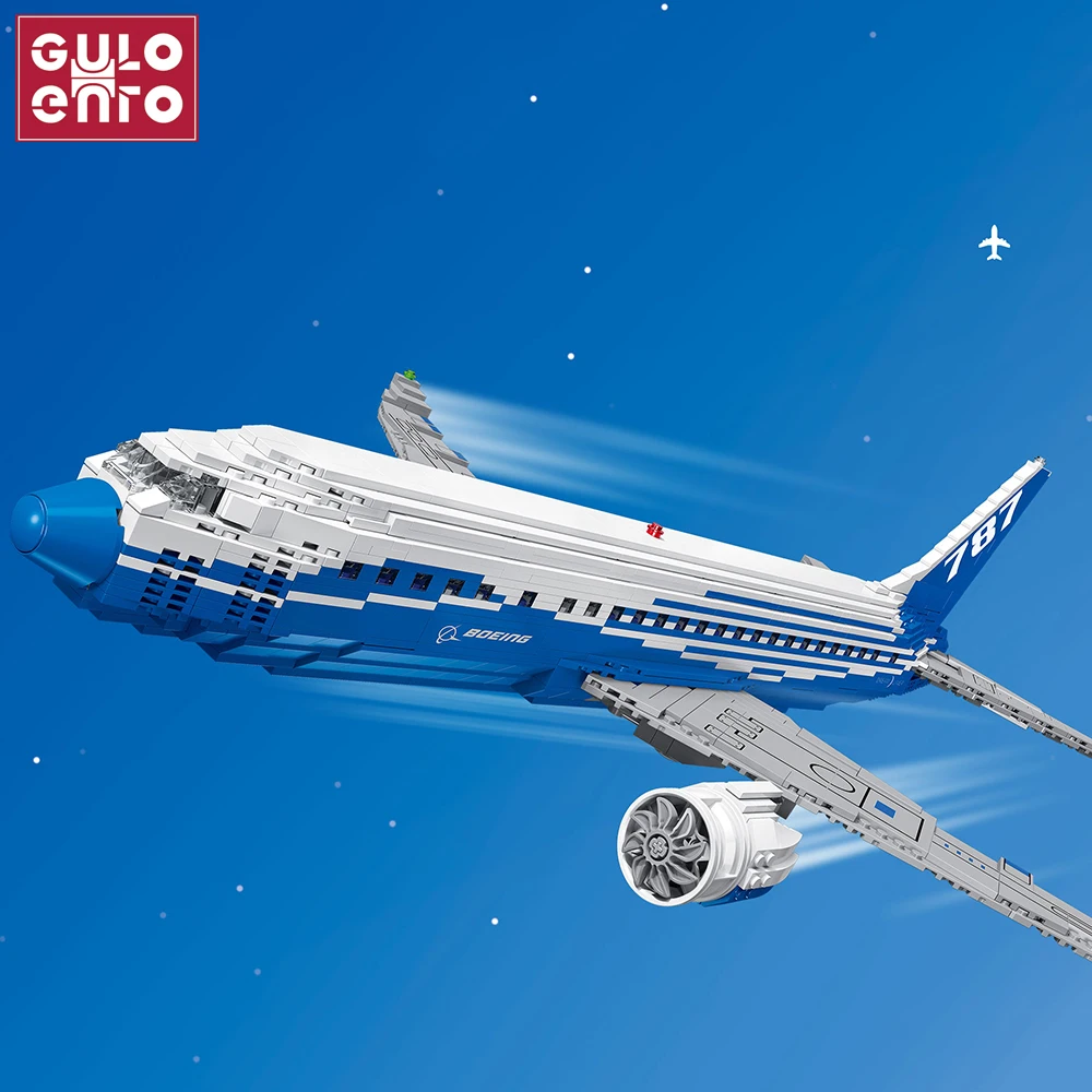 1353PCS City Creative The Boeing 787 Airliner Model Building Blocks Airplane Passenger Plane Bricks Toys Gifts For Kids Children | Игрушки и