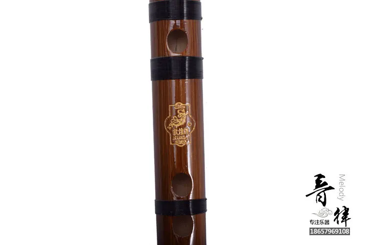 Дунхуан флейта два секции pleiolastus двойной разъем латунная бамбуковая флейта с коробкой Fife Nation духовые инструменты производителей Whol