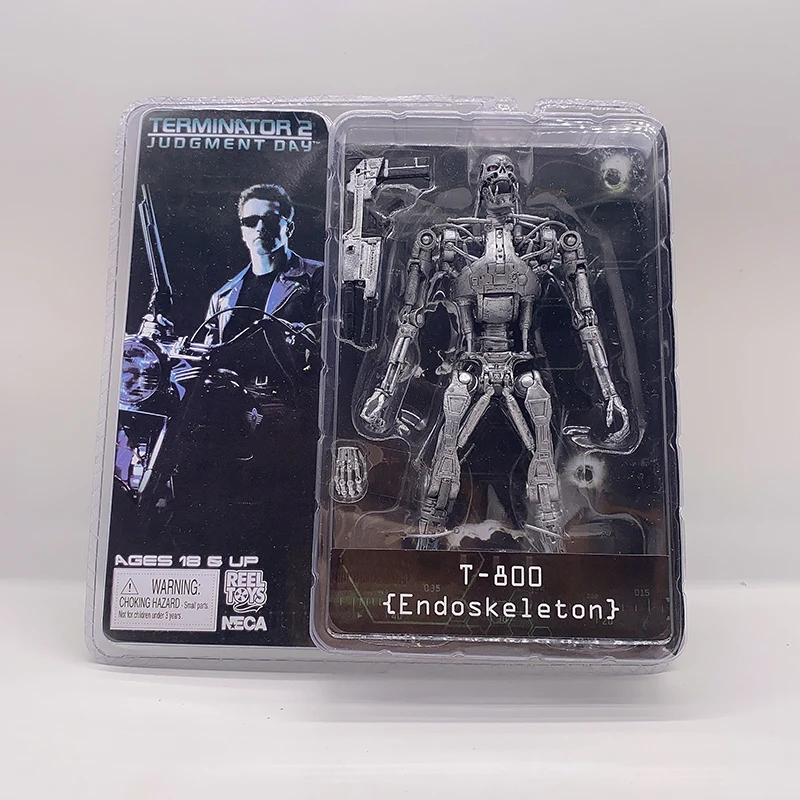 NECA Фигурка Терминатора T 800 1000 эндоскелет фигурка из ПВХ движущаяся Коллекционная
