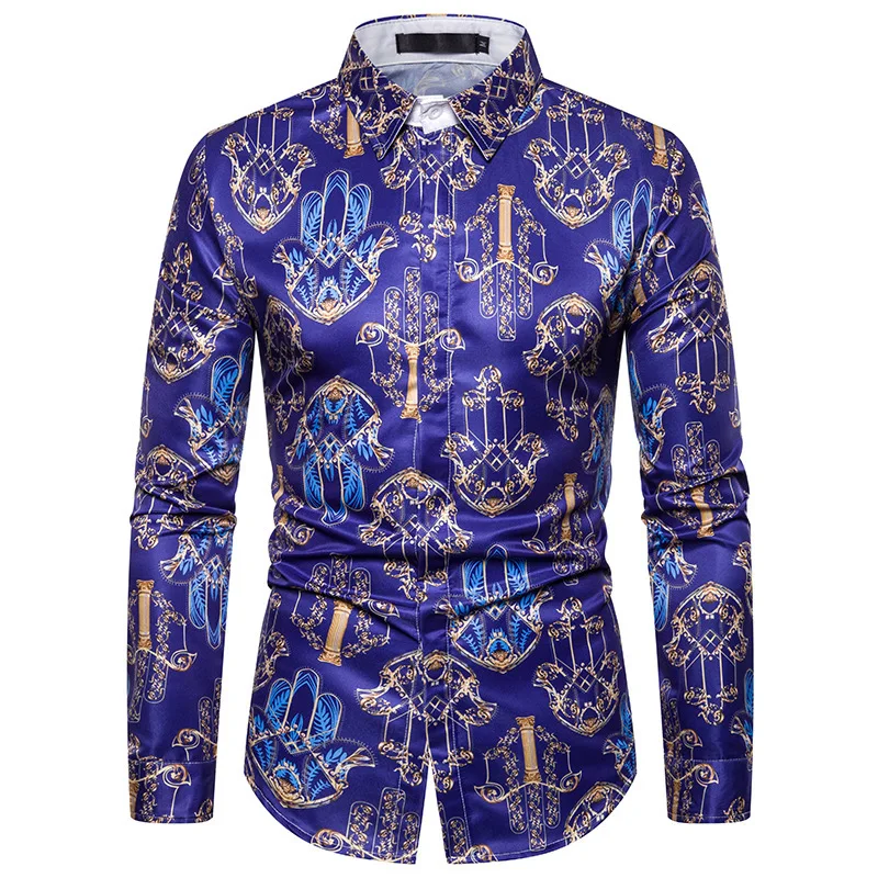 

Top men,shirt men,men's shirts,fashion casual shirts,printed shirts, men's lapel shirts, long sleeve shirt men, men's clothing,