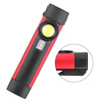 

XPE COB LED Flashlight with Purple UV Light USB Rechargeable LED Work Light Magnetic Outdoor Portable Working Lamp