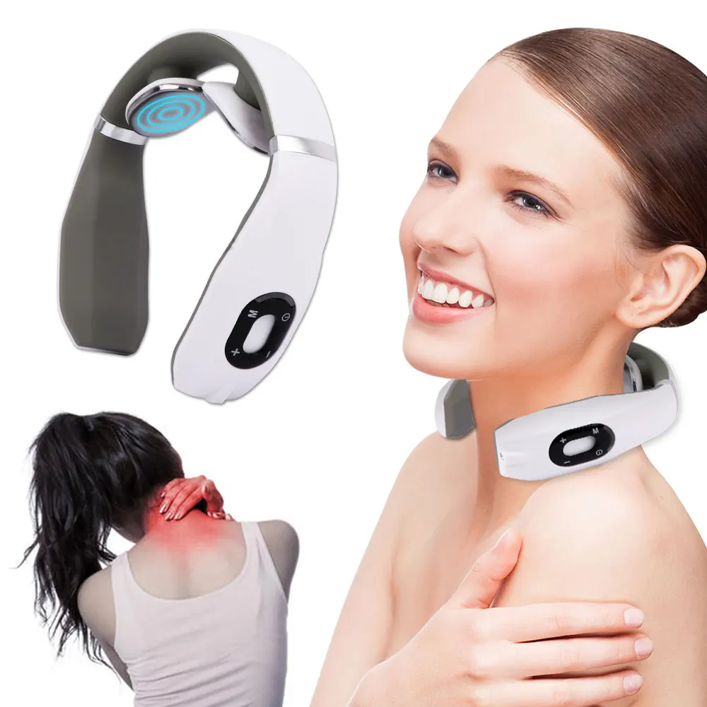 Electric Neck Massager Smart Cervical Vertebra Massage Instrument Body Leg Massage Shoulder Masajeador Health Care Relax
