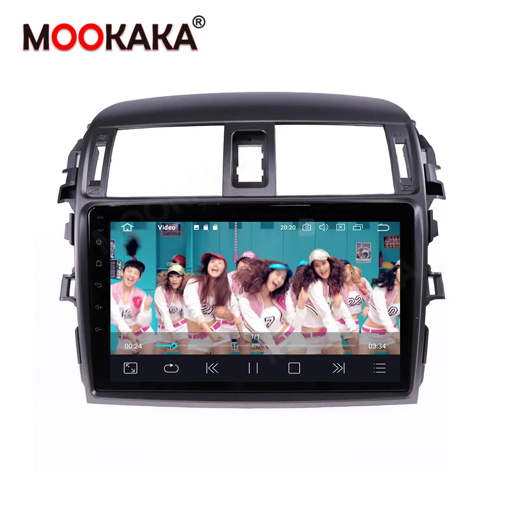 Автомагнитола с GPS навигацией для Toyota Corolla 2006 2007 2008 2013 Android 10 0|Мультимедиаплеер