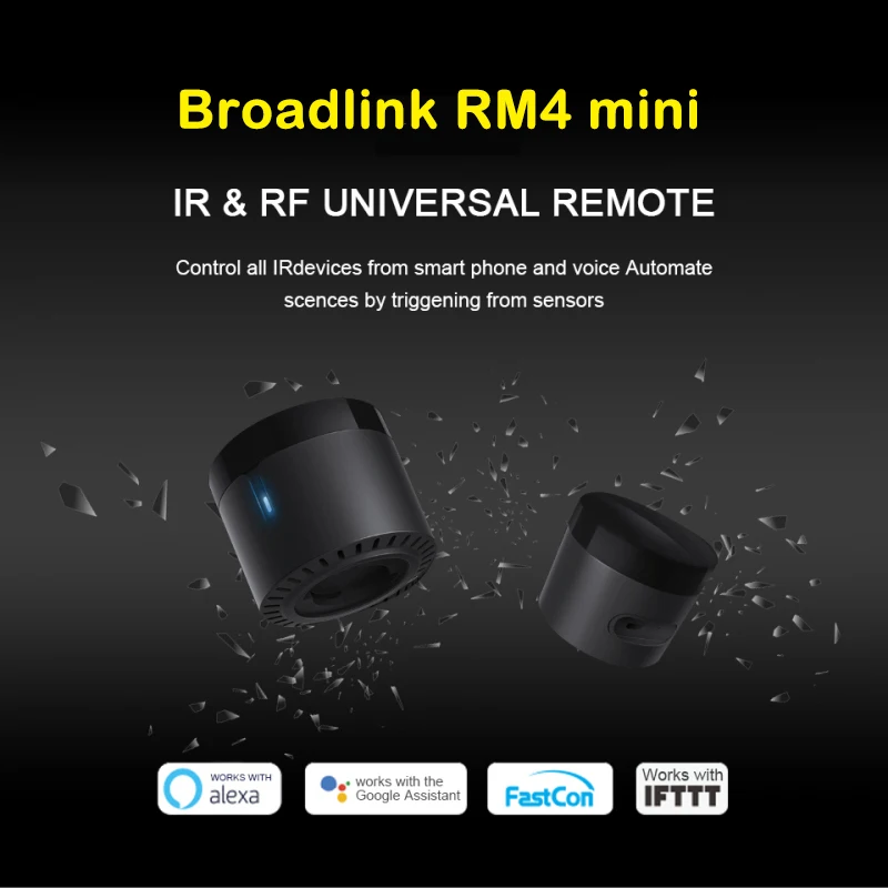 Пульт дистанционного управления Broadlink RM4 mini PRO Wi Fi IR RF HTS2 совместим с воздушными