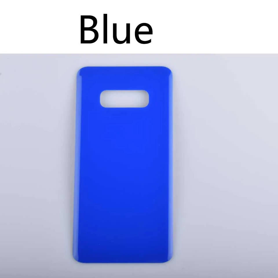 Blue-No tool S10E задняя крышка батарейного отсека для samsung Galaxy S10E G970 SM-G970 задняя крышка батарейного отсека - Цвет: Blue-No tool