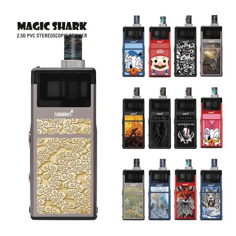 Сверхтонкая пленка Magic Shark для пасио вейп наклейка чехол Smoant Pasito|Наклейки