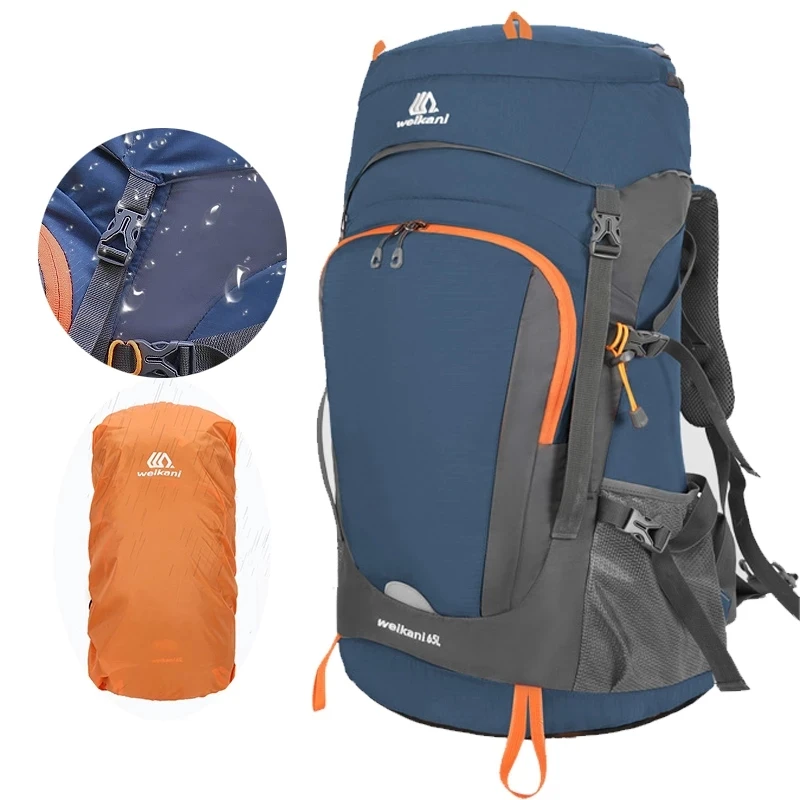 New 65L Hiking Mountain Bag Women 