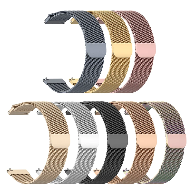 

Luxury Stainless Steel Watch Band Strap Magnetic for Garmin Forerunner 245M Watchbands for Garmin Forerunner 245M Accessory