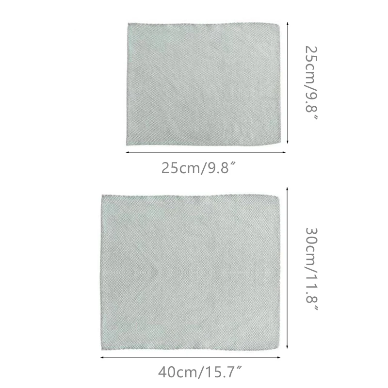5-Piece Super Absorbent Microfiber Cleaning Cloth Set