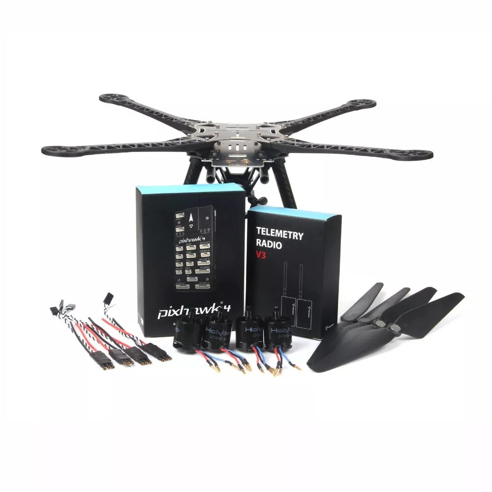 Holybro S500 V2 рама Pixhawk 4 FC 433/915 МГц телеметрический радиоприемник 2216 880KV бесщеточный