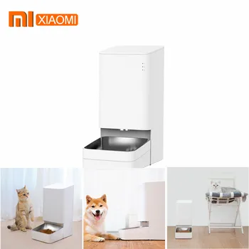 

Xiaomi Mijia Smart Pet Feeder Mini Fresh Pet Food Dispenser Cats Feeder Washable Automatic feed High-tech Dog Feeding Machine