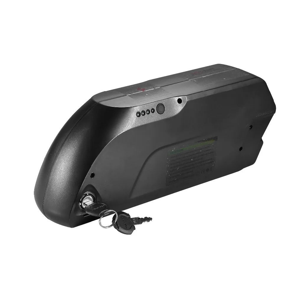 Flash Deal For 24V 36V 48V 52V shark Style 18650 battery case 7S 10S 13S 14S 18650 ebike lithium battery pack shell +power switch USB port 3