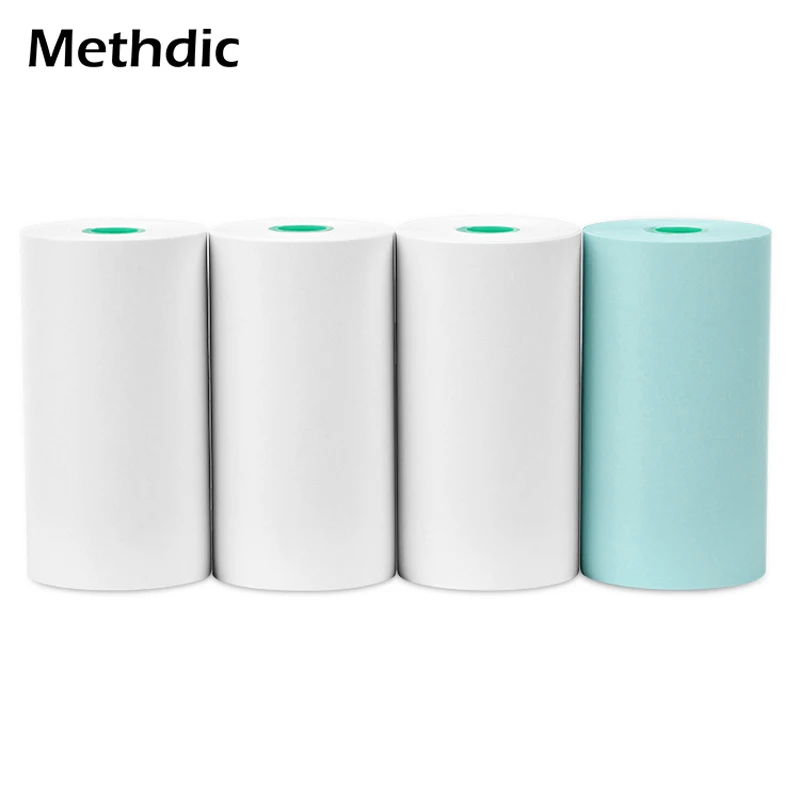 

4-Rolls/Set 57*30Mm Thermal Paper Roll White Printable Paper mini thermal paper