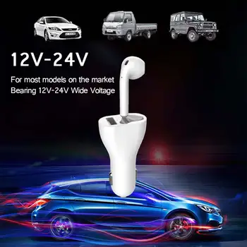 

Charger Bleutooth Earphone Automatic Pairing Vehicle Car Bluetooth Headset Universal Safe Wireless Wireless Headphones