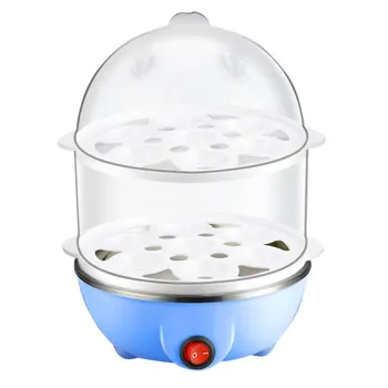 

Egg Steamer Egg Boiler Egg Cooker Steel Double-Deck 220V Braise Home Multi-Function Electric Eggs Pot Cooking