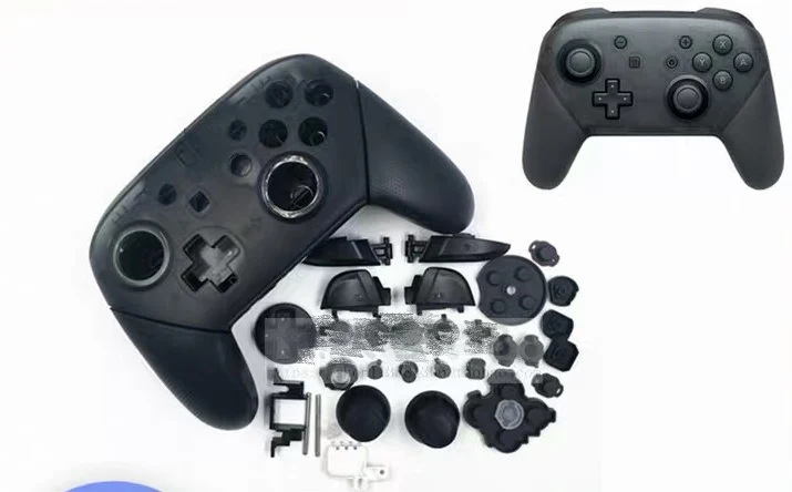 NS switch PRO контроллер геймпад DIY пластиковый чехол Корпус оболочка замена с кнопками подставки Сделано в Китае - Цвет: 4