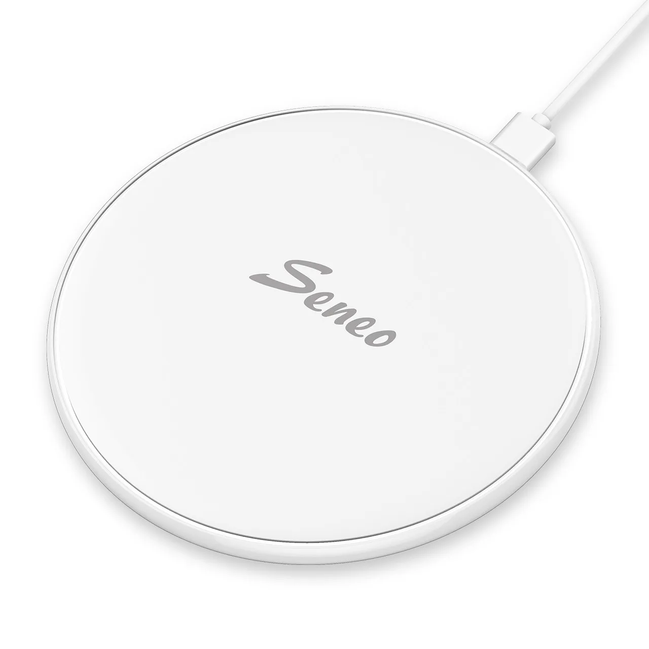 7mm Ultra-Slim Qi Wireless Charger Pad with LED Indicator Light for IPhone 6 Android and Other QI-Enabled |