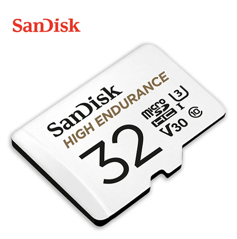 

SanDisk Microsd Card 64GB 128GB 256GB Monitoring High Endurance Micro SD TF Card U3 High Speed 4K Video 32GB Flash Memory Card