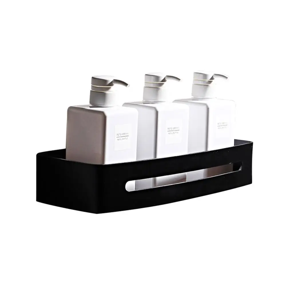 

Bathroom Shelf Bath Shower Shelf, Bath Shampoo Holder, Bathroom Corner shelf Wall Mounted Black Aluminum Kitchen Storage holder