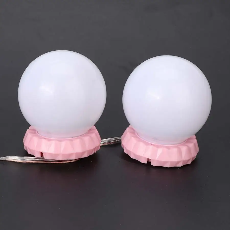 3 Color Temperature LED Wall Lamp Makeup Vanity Mirror Dressing Table Bulbs Cosmetics Hollywood Style Mirror Headlight Bulbs