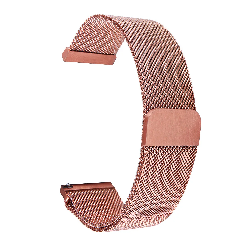 LEMFO Смарт аксессуары ремешок для SX16 Смарт часы металлический силиконовый ремешок - Цвет: rose gold metal
