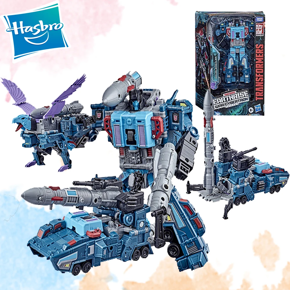 

Hasbro Transformers Toys Generations War for Cybertron Earthrise Leader Autobot Doubleclouder Triple Changer Action Figure Robot
