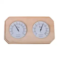Деревянный термометр для сауны гигрометр пуля из высококачественного дерева прочный и простой в использовании для сауны комнаты аксессуар