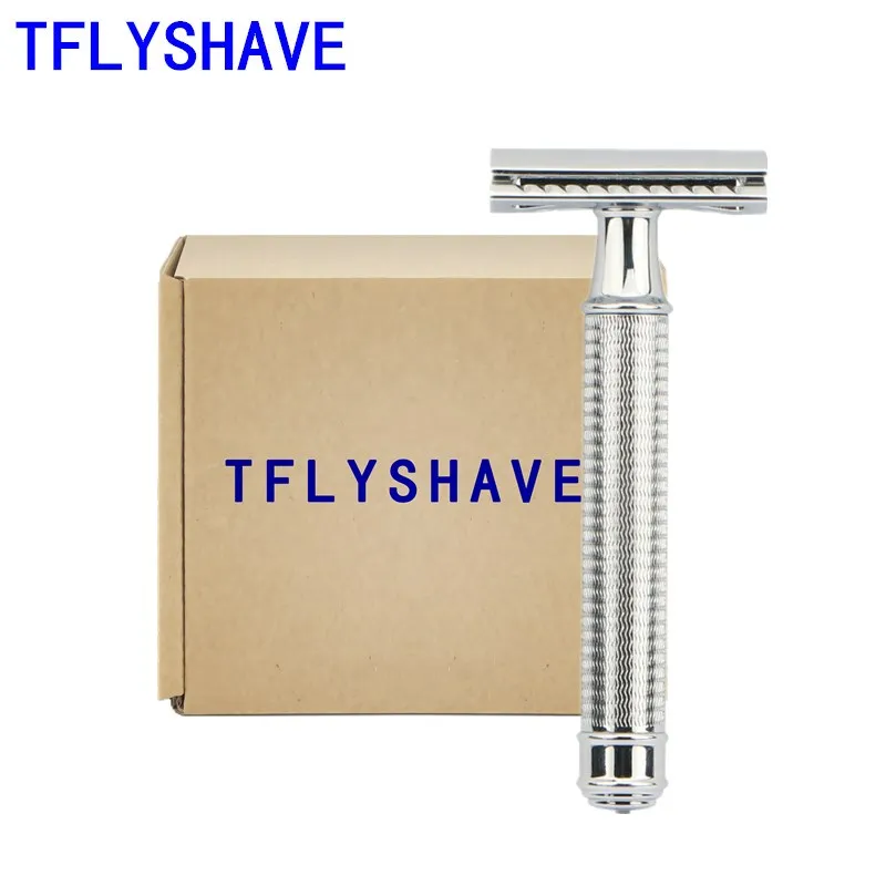 

TFLYSHAVE Men Shaver Safety Razor Double Edge Razor Classic Shaving Razor Zinc Alloy Head Manual Shaver For Women Hair Removal