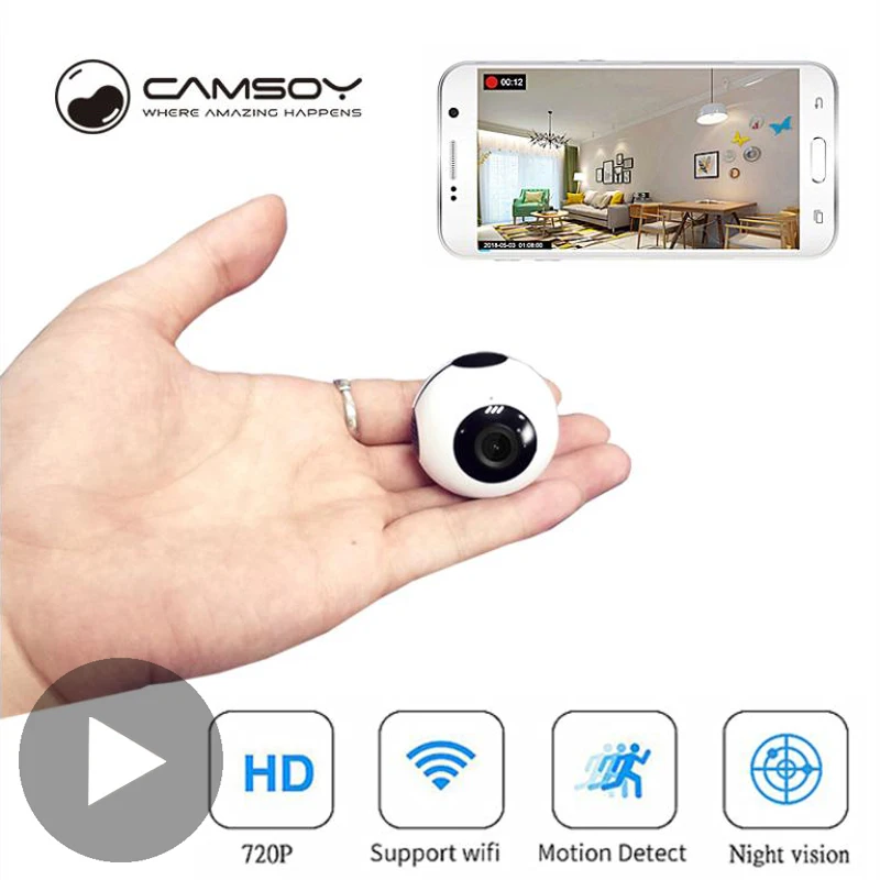 

Small Tiny Secret Micro Online Video Mini Camera Wifi IP Cam Night Vision With Motion Sensor HD Mine Minicamera DVR Microcamera
