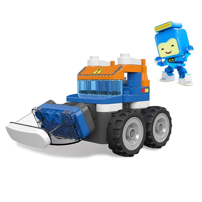 

Flexible Blue-Grape Science And Technology Lulu Flexible Mini Bulldozer Children'S Educational Inserted Building Blocks