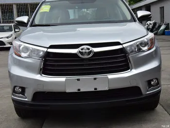 

For Toyota Highlander 2015 2016 2017 front headlamps transparent lampshades lamp shell masks headlights cover lens Headlight