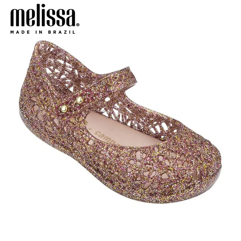 Новинка 2020 сандалии Mini Melissa в сеточку для принцессы сандалии-желе Мелисса с