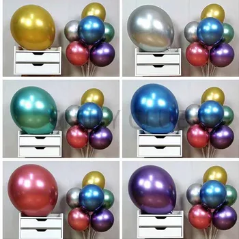 

18"12"10"5" Chrome Balloons Metallic Helium Globos Birthday Party Decor Giant Ball for Balloon Chains Wedding Bridal Decor Shiny